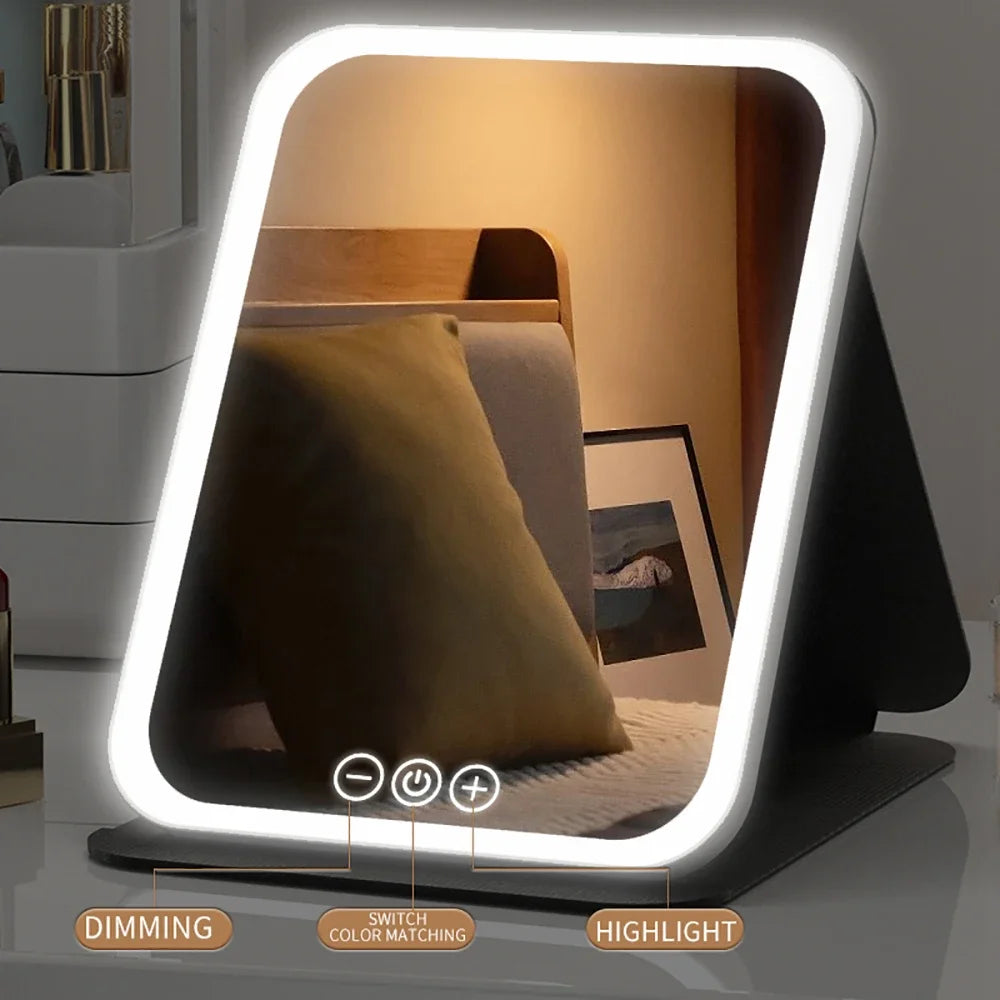 LED Dimmable Makeup Mirror with Touch Control